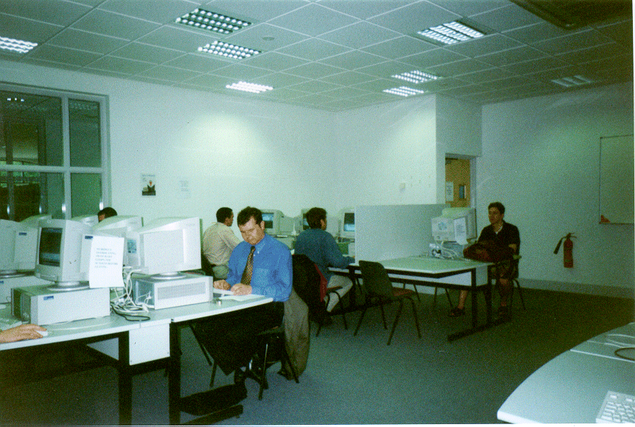 An Open Access Computer room in the Seamus heaney library