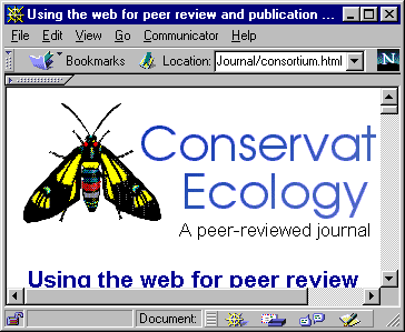 Conservation Ecology: a peer-reviewed journal