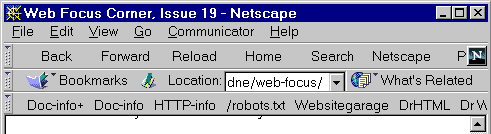 The Netscape Personal Toolbar