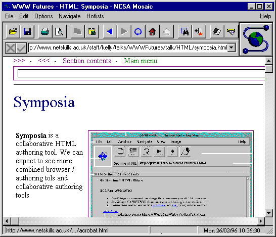 A Typical Screen