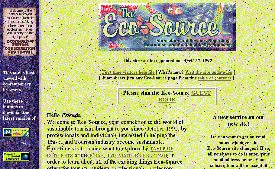 Figure 4: Eco-Source Homepage