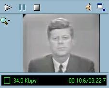 JFK delivering address on civil rights screenshot