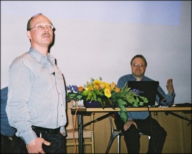 Mogens Sandfaer (chair) and Juha Hakala