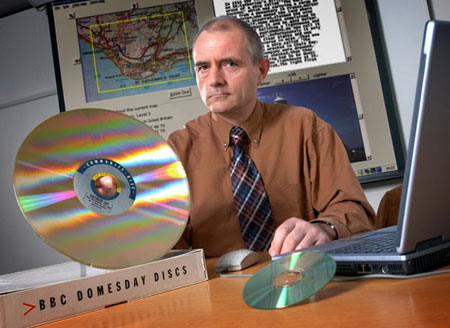 photo (41KB): Adrian Pearce, the developer of the 1986 Domesday Community