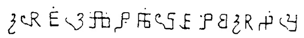 Figure 2: screenshot (22KB): Sample of Balti script