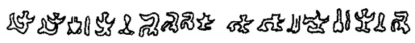 Figure 5: diagram (26KB): Sample of Rongo Rongo script 